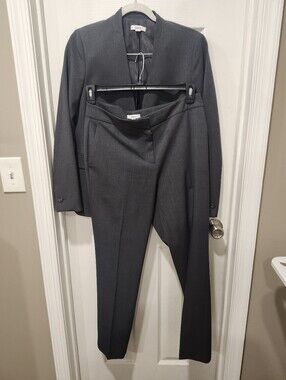 BAR III Women’s Charcoal Gray Tailored Pantsuit